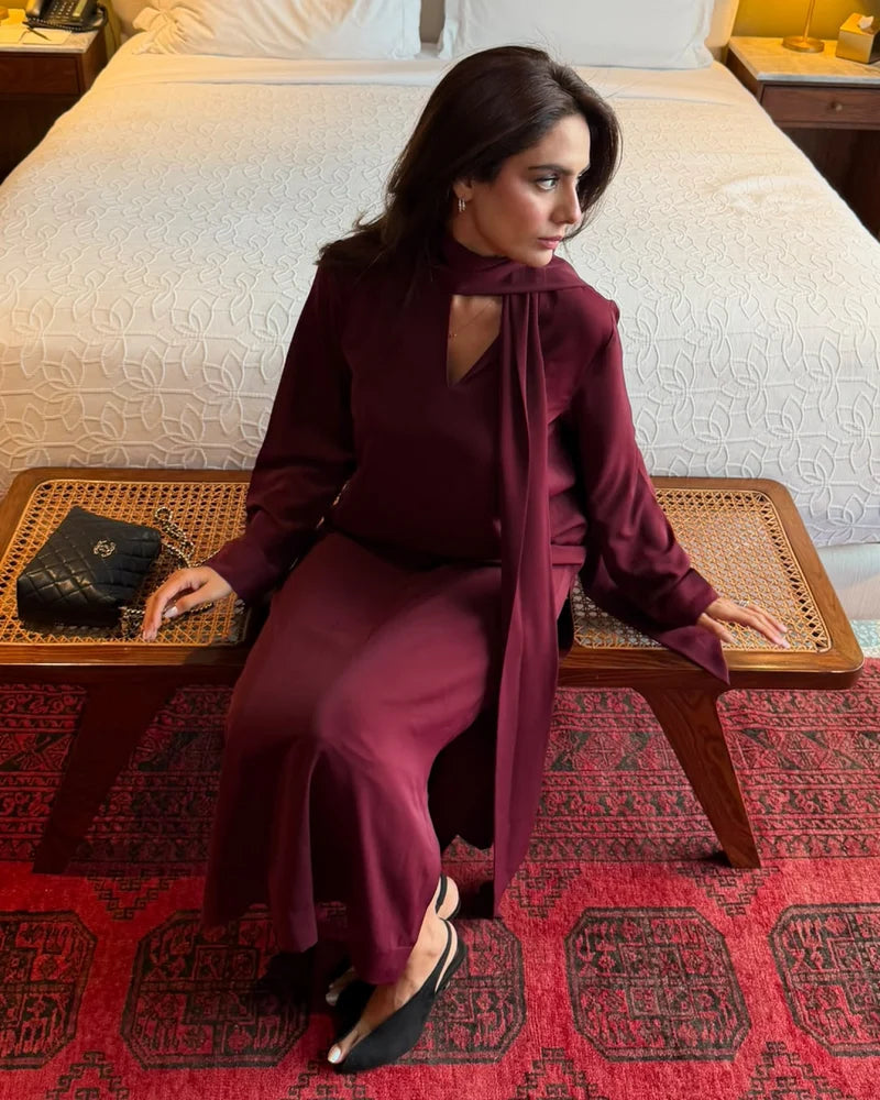 Burgundy Kendall Set | New Arrivals | LIRA