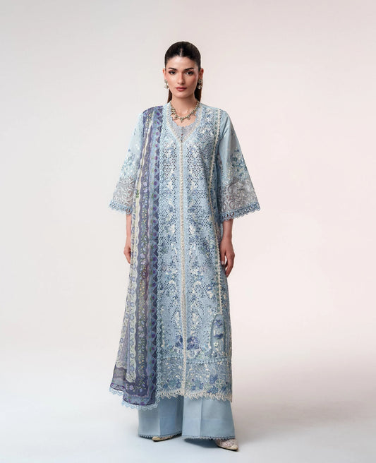 Iris | Reine Luxury Lawn Stitched '26 | Republic Womenswear
