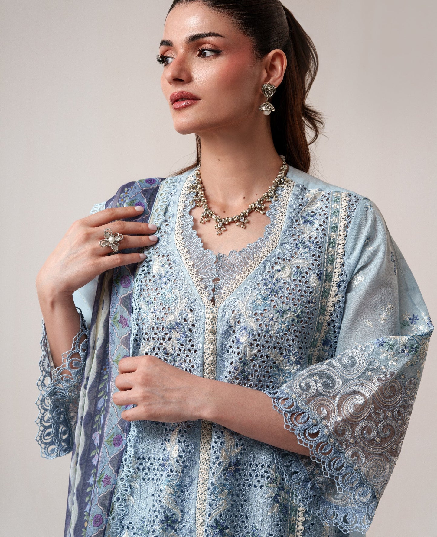 Iris | Reine Luxury Lawn Stitched '26 | Republic Womenswear