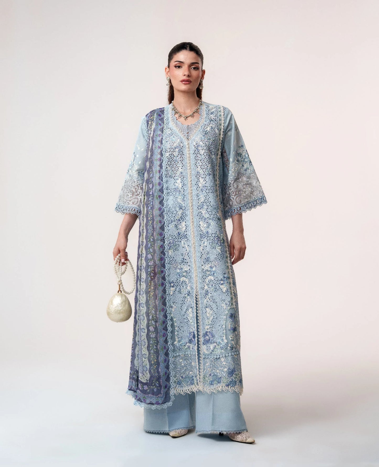 Iris | Reine Luxury Lawn Stitched '26 | Republic Womenswear