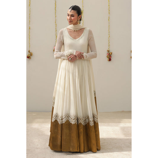 Ivory Anarkali | Festive' 26 | DYOT