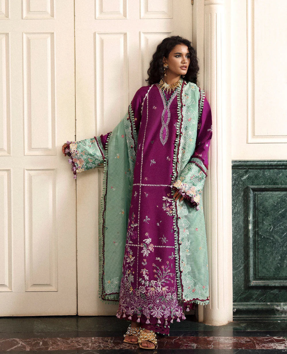 Kaia | Lilas- Summer Unstitched Lawn '26 | Republic Womenswear