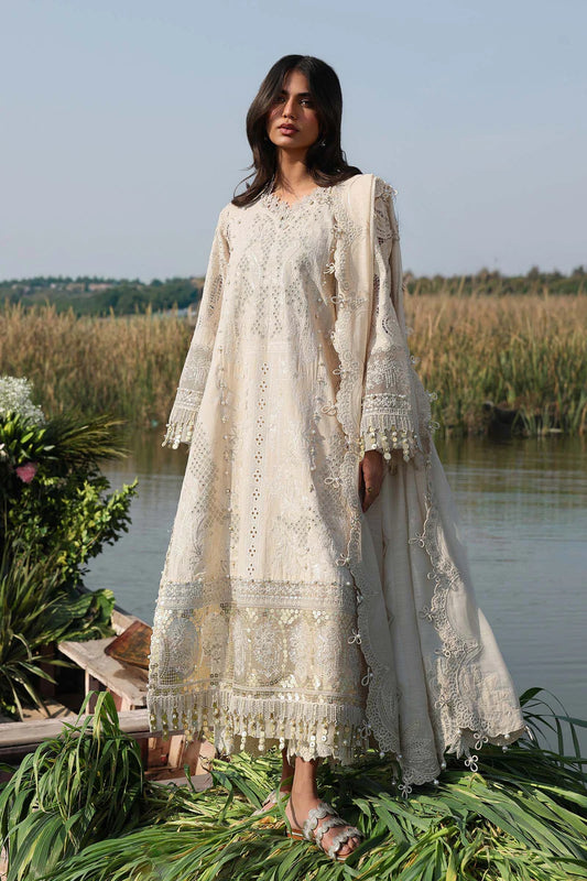 (L261-002-CV) | Unstitched  Luxury Lawn '26  | SANA SAFINAZ
