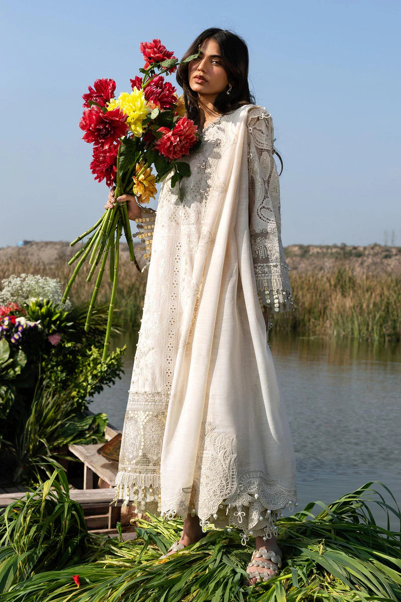 (L261-002-CV) | Unstitched  Luxury Lawn '26  | SANA SAFINAZ