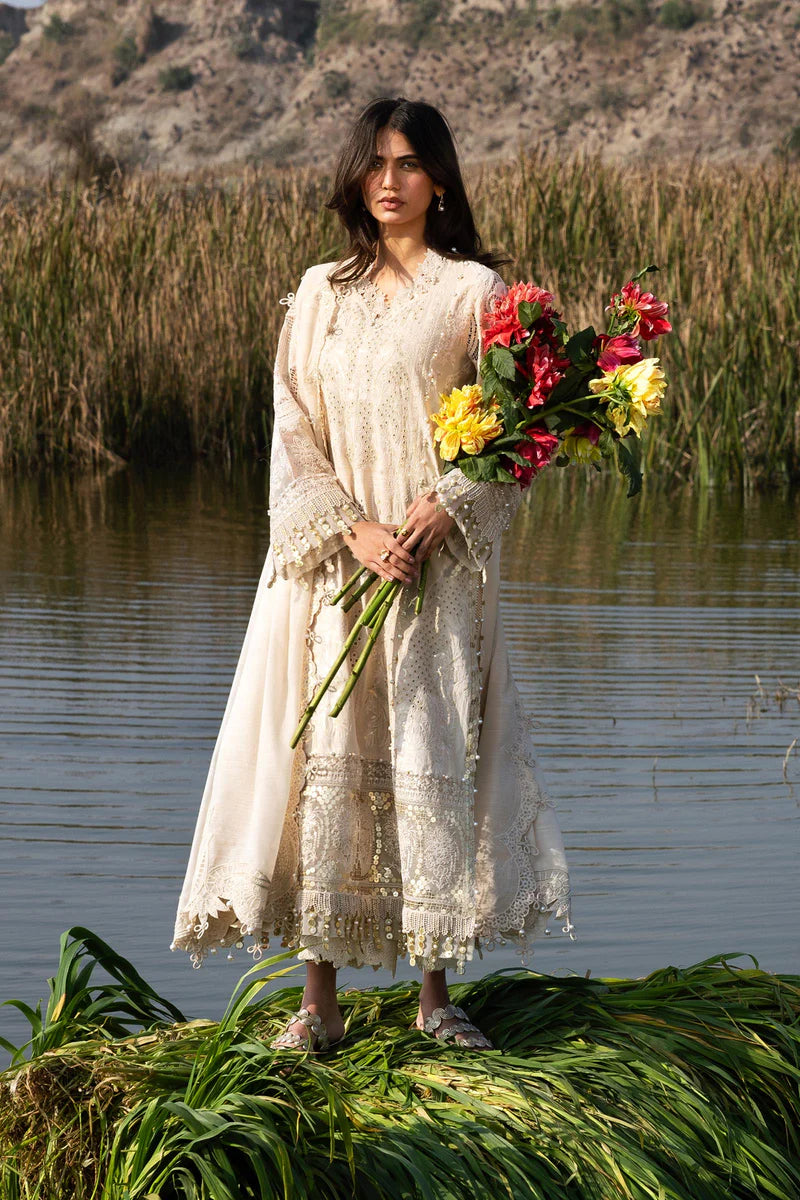 (L261-002-CV) | Unstitched  Luxury Lawn '26  | SANA SAFINAZ