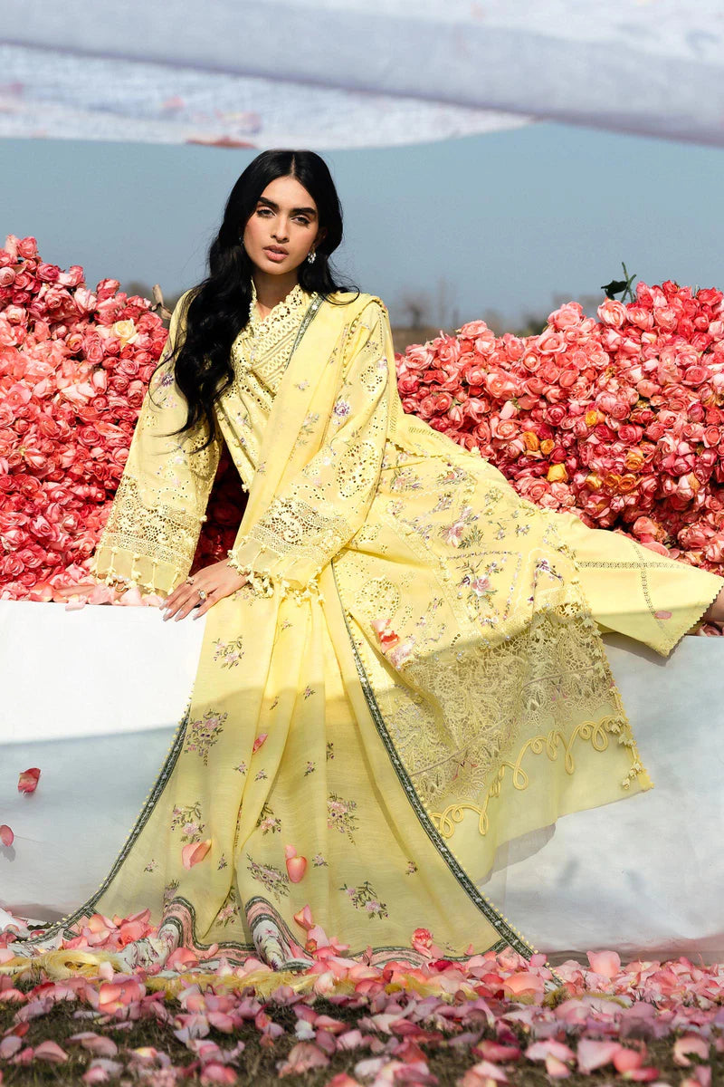 (L261-003-CV) | Unstitched  Luxury Lawn '26  | SANA SAFINAZ