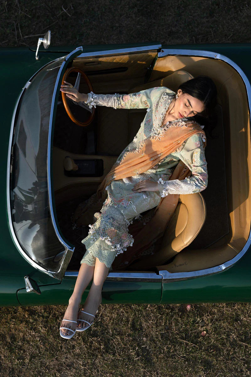 (L261-004-CV) | Unstitched  Luxury Lawn '26  | SANA SAFINAZ