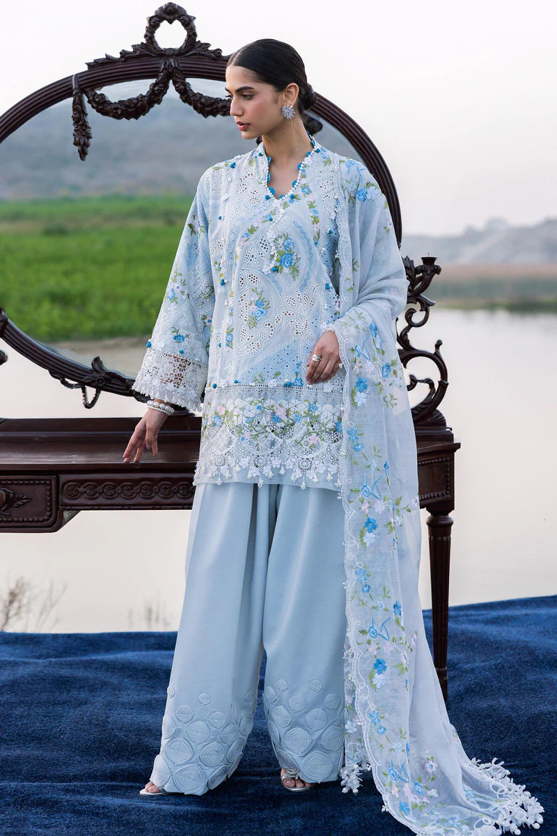 (L261-006-CV) | Unstitched  Luxury Lawn '26  | SANA SAFINAZ