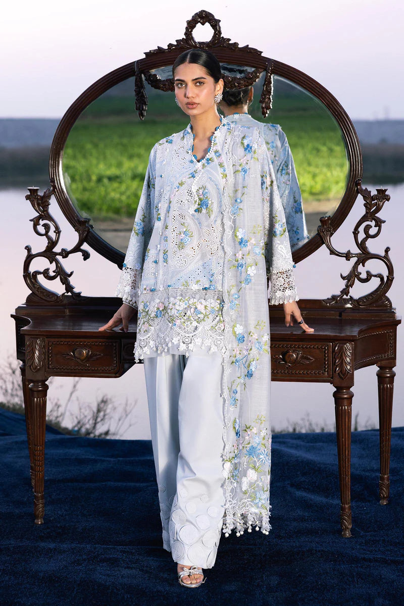(L261-006-CV) | Unstitched  Luxury Lawn '26  | SANA SAFINAZ