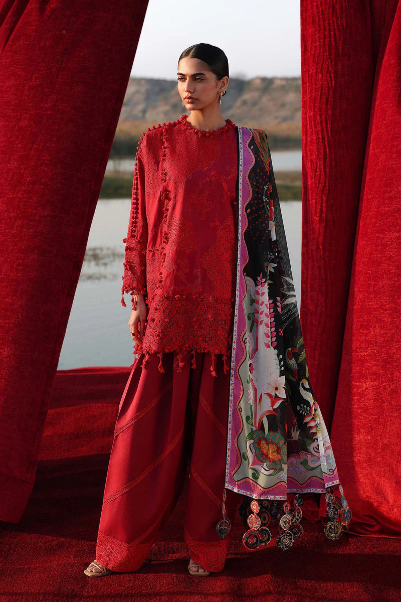 (L261-007-CL) | Unstitched  Luxury Lawn '26  | SANA SAFINAZ