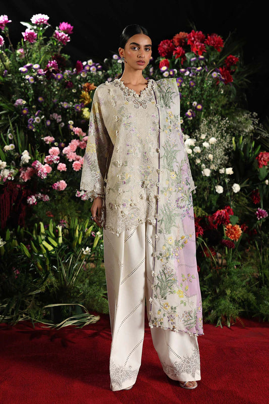 (L261-008-CL) | Unstitched  Luxury Lawn '26  | SANA SAFINAZ