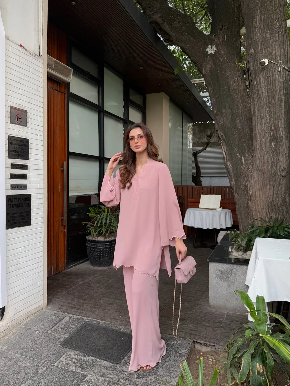 Tea Pink Scallop Set | LIRA