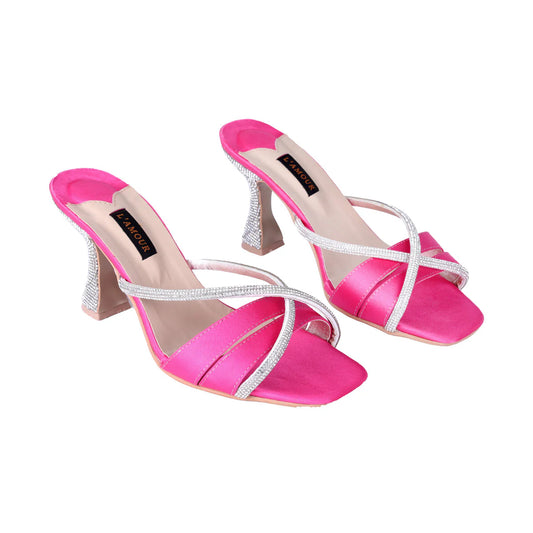 Polina Heels - Fuchsia | L'AMOUR | FOOTWEAR