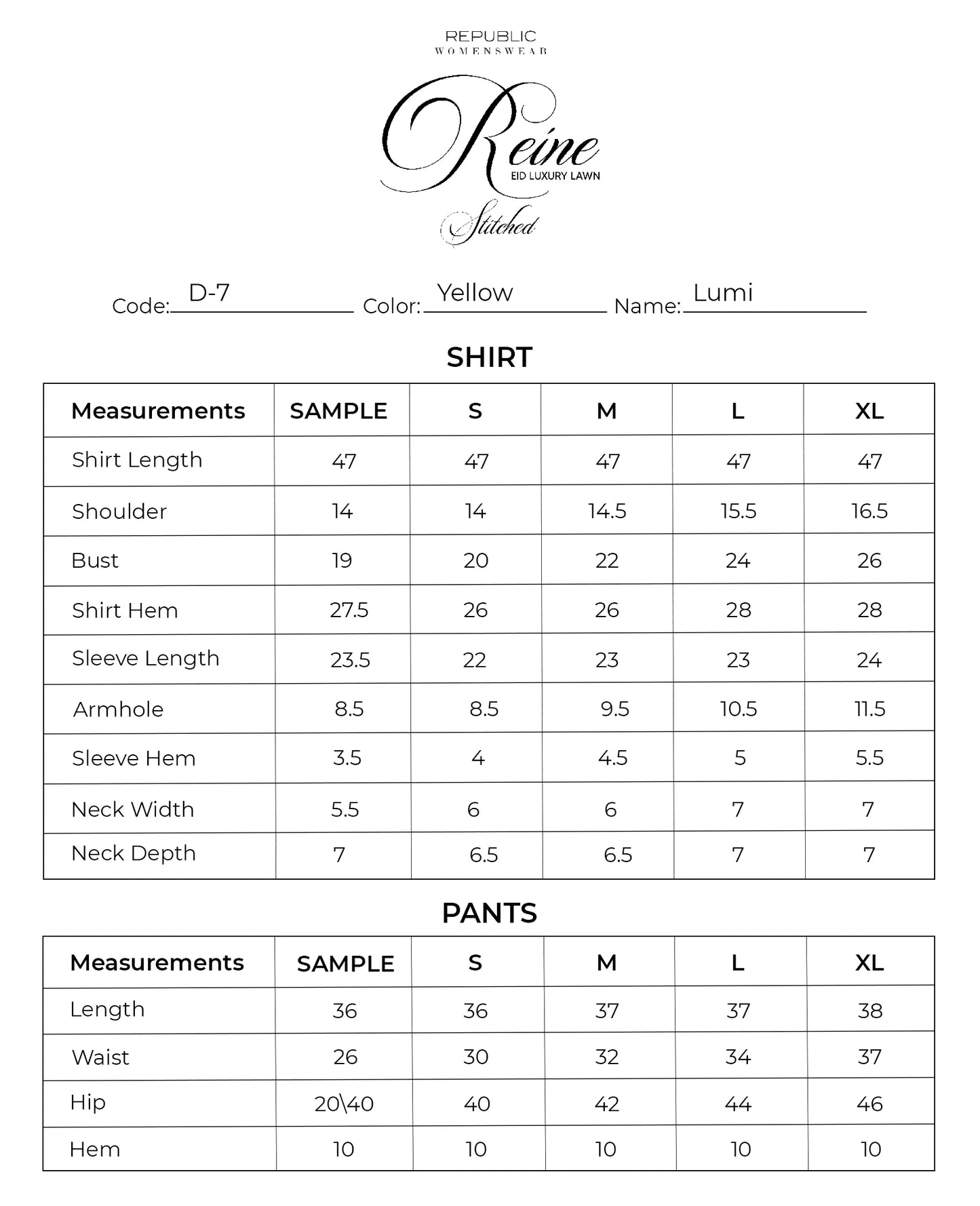 Lumi | Reine Luxury Lawn Stitched '26 | Republic Womenswear