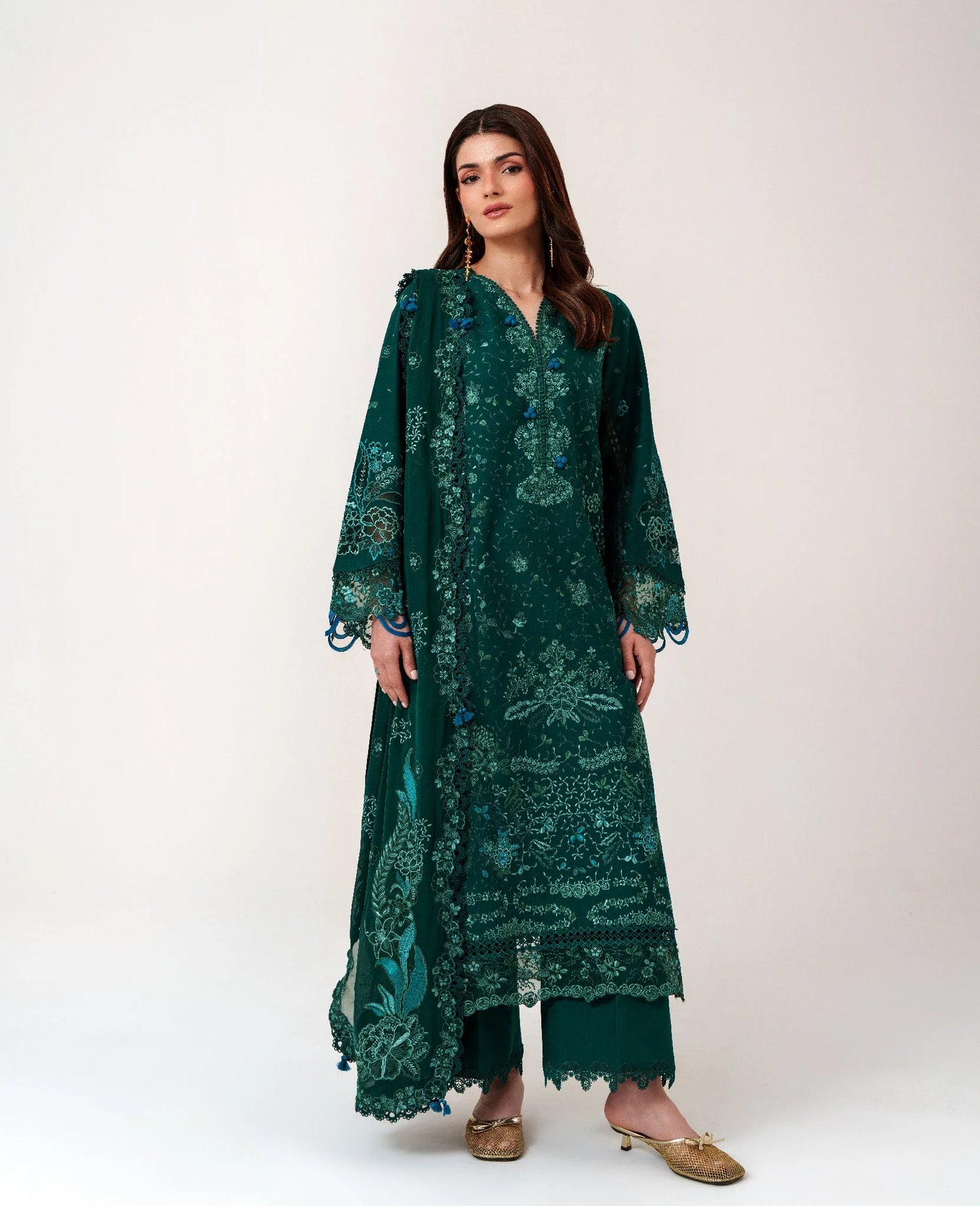 Luna | Reine Luxury Lawn Stitched '26 | Republic Womenswear