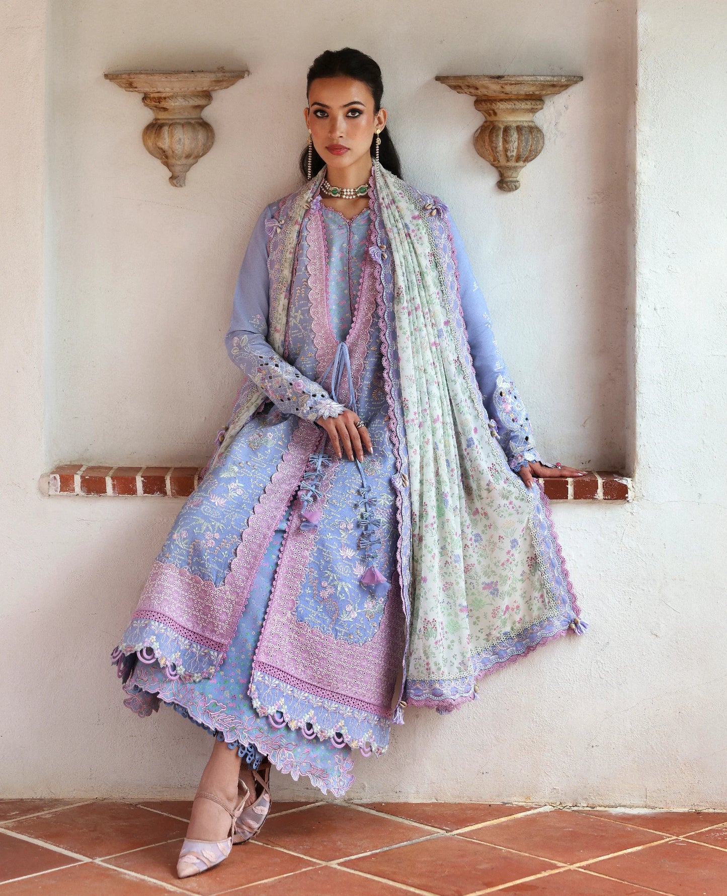 Lavender Petal | Embroidered Pret Vol- II '26 | Republic Womenswear