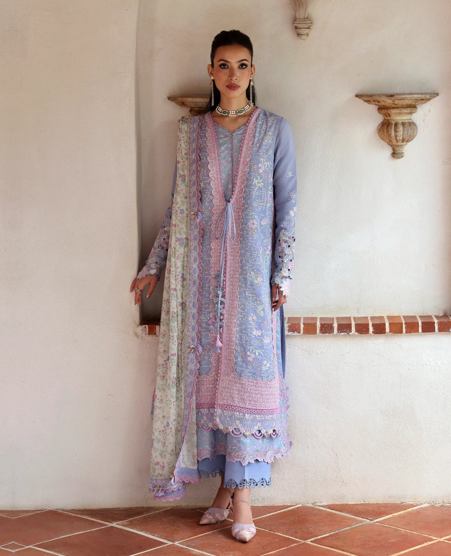 Lavender Petal | Embroidered Pret Vol- II '26 | Republic Womenswear