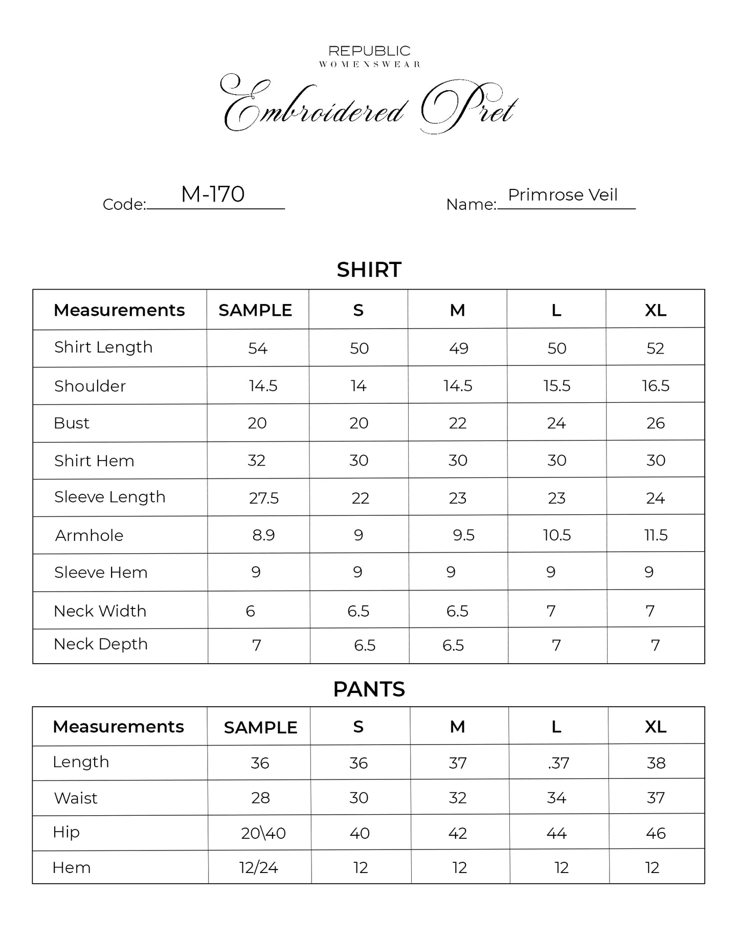 Primrose Veil | Embroidered Pret Vol- II '26 | Republic Womenswear