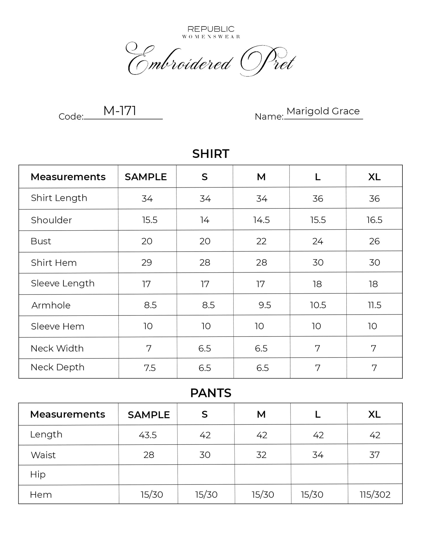 Marigold Grace | Embroidered Pret Vol- II '26 | Republic Womenswear