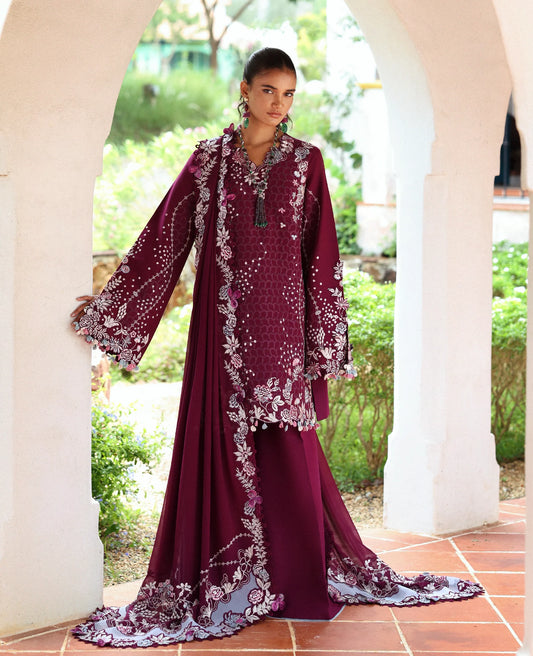 Velvet Dahlia | Embroidered Pret Vol- II '26 | Republic Womenswear