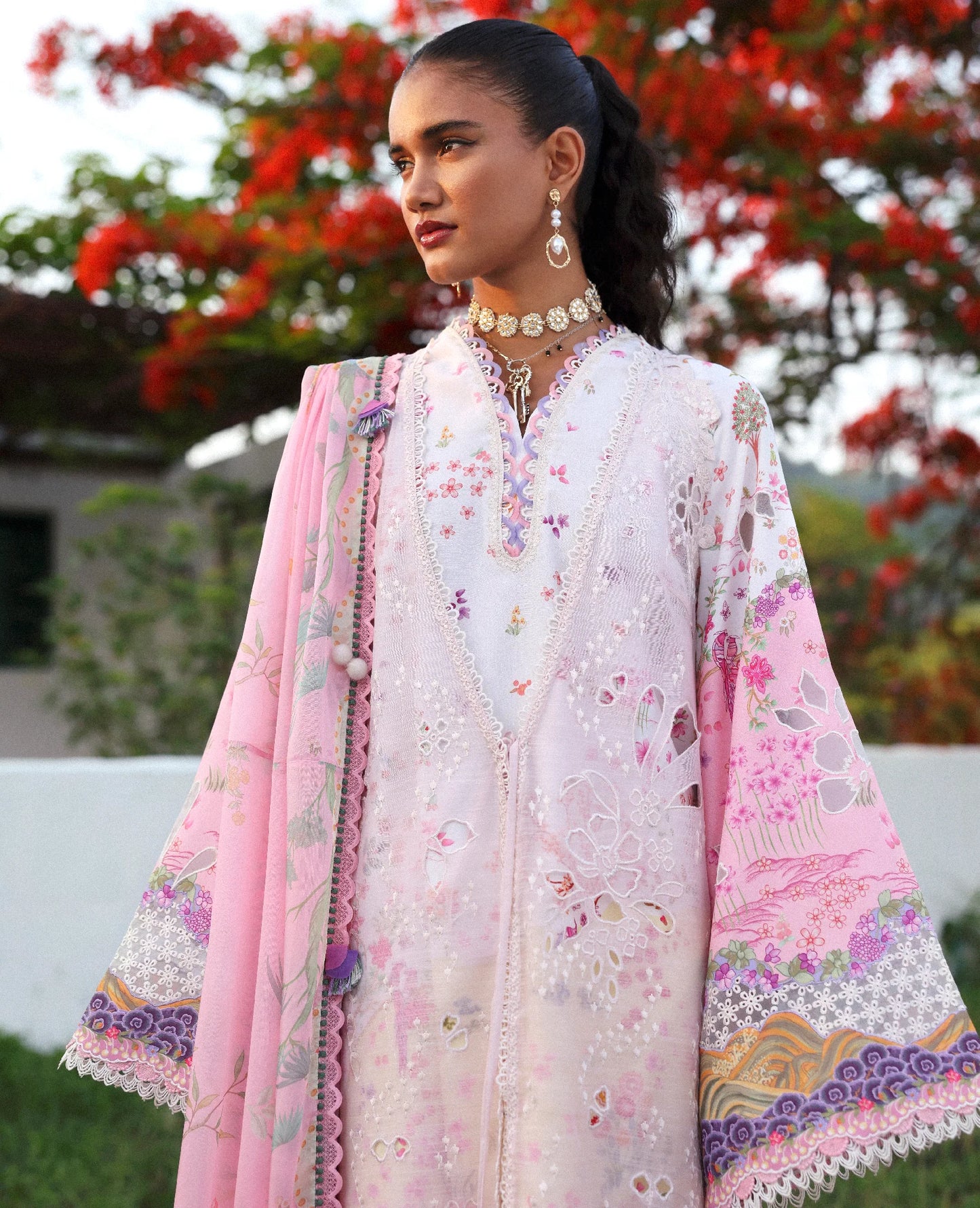 Crimson Camellia | Embroidered Pret Vol- II '26 | Republic Womenswear
