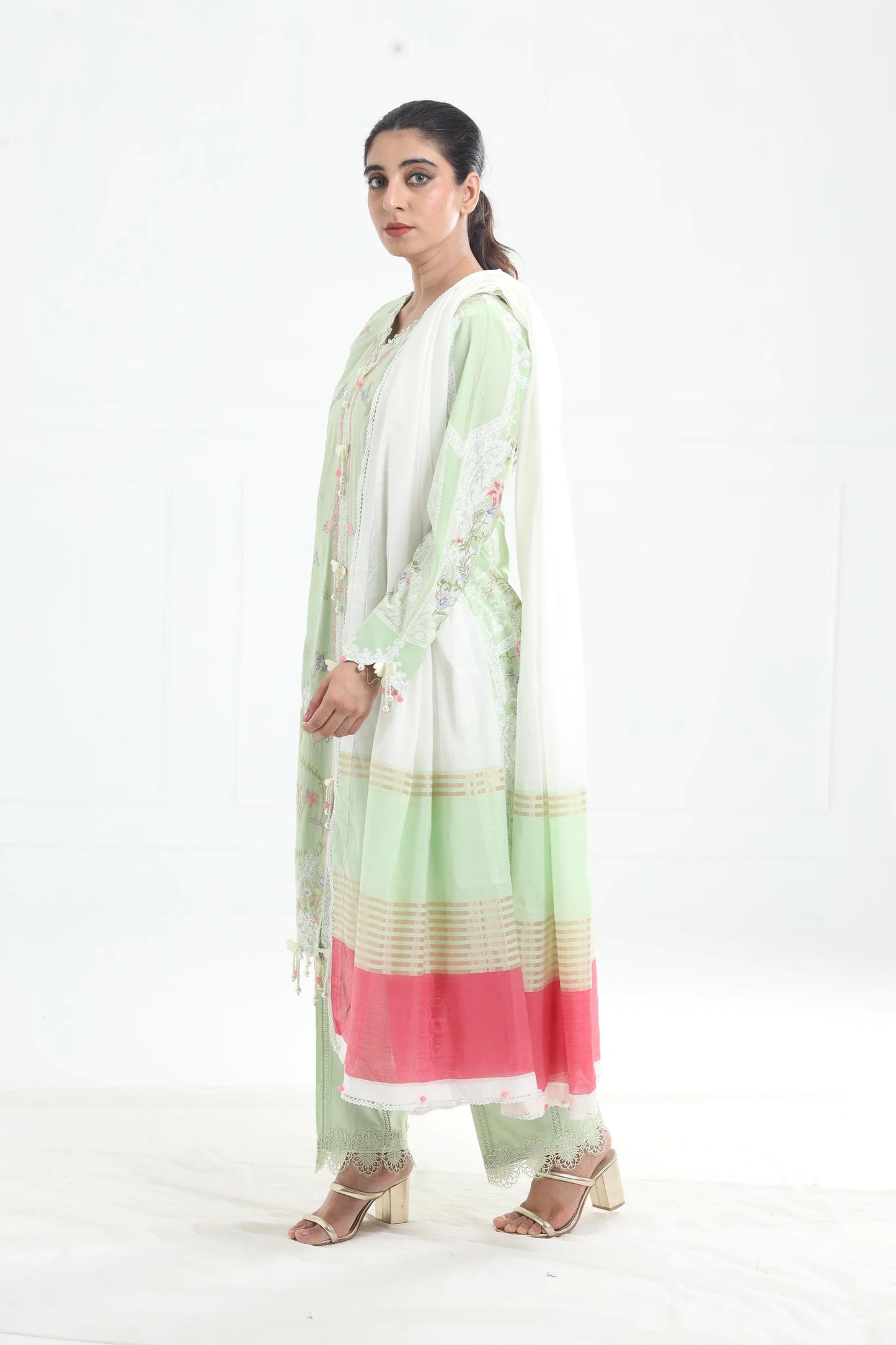 M251-008A-3DG-LIGGRE-00S | Muzlin Summer'25 | SANA SAFINAZ