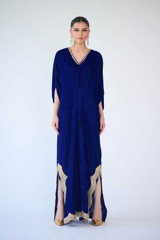 KAYA Electric Blue | Velvet Archives | Ayesha Somaya