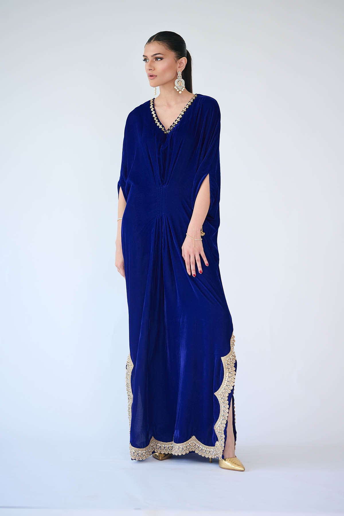 KAYA Electric Blue | Velvet Archives | Ayesha Somaya