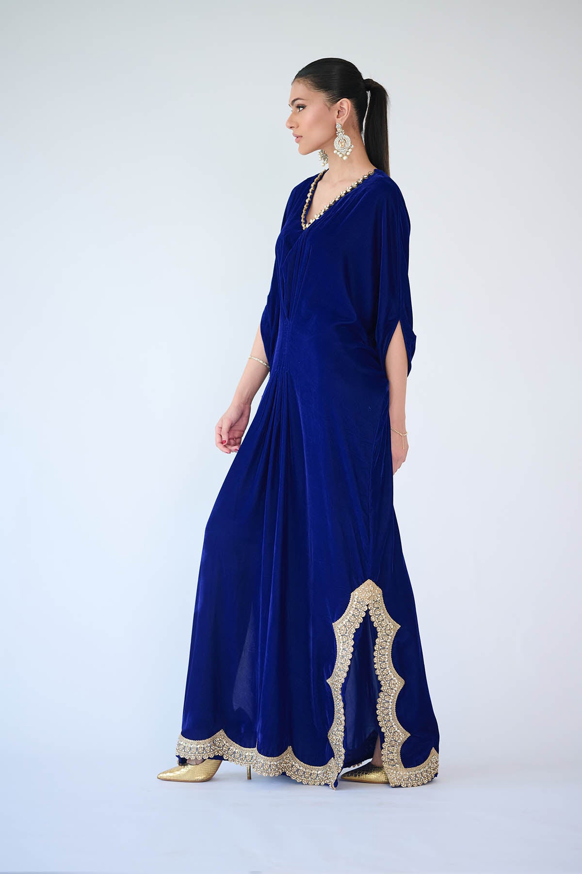 KAYA Electric Blue | Velvet Archives | Ayesha Somaya