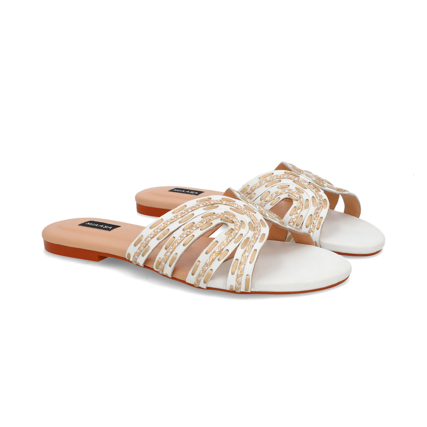 Whipstitch Zee - White | Miaasa | Footwear
