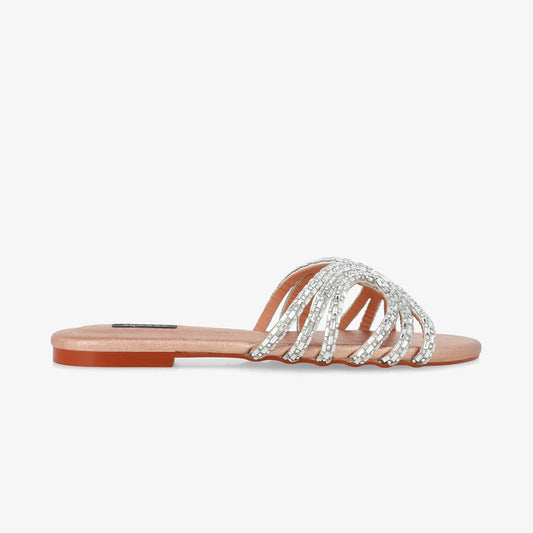 Zee Crystal - Rose Gold  | Miaasa | Footwear