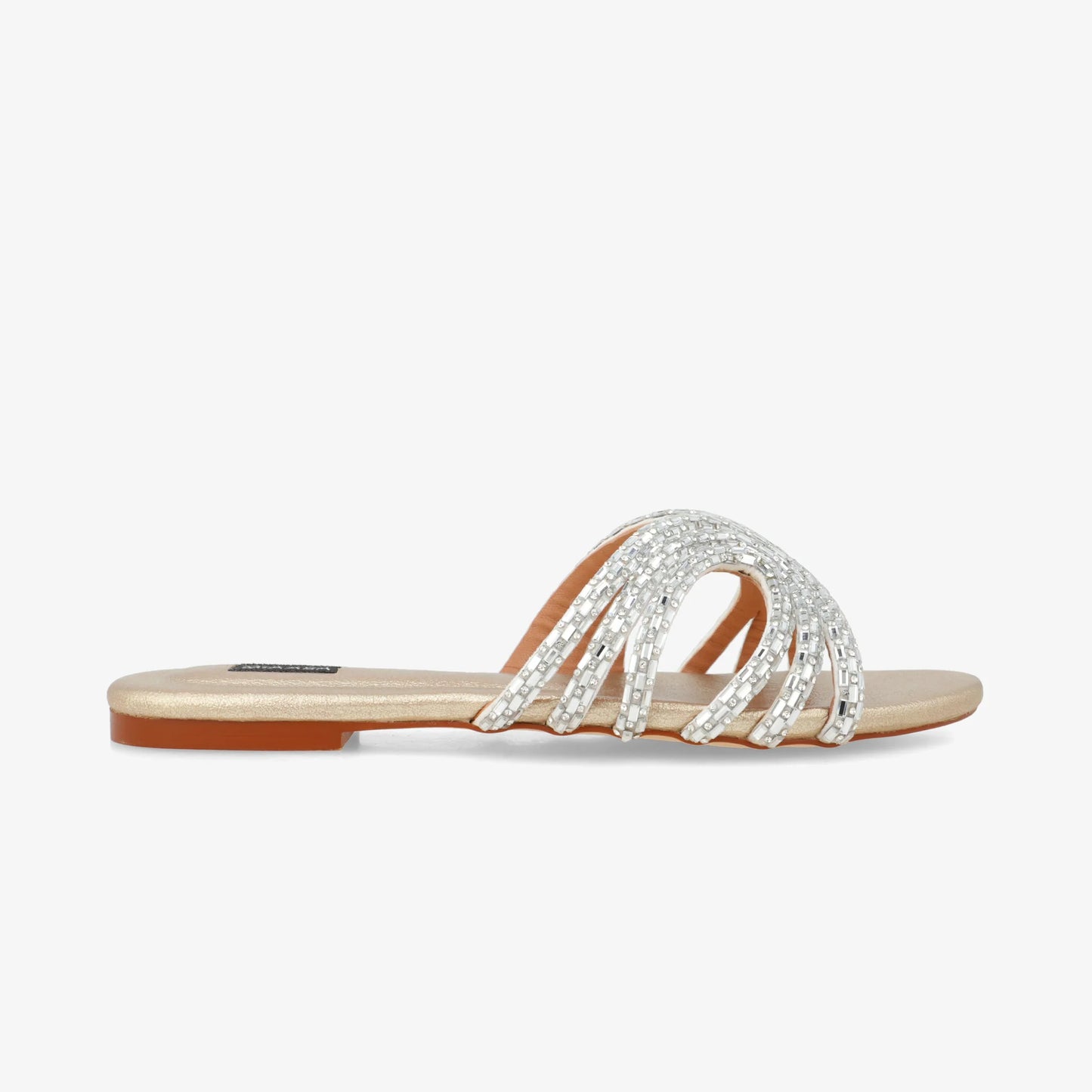 Zee Crystal - Champagne Gold  | Miaasa | Footwear