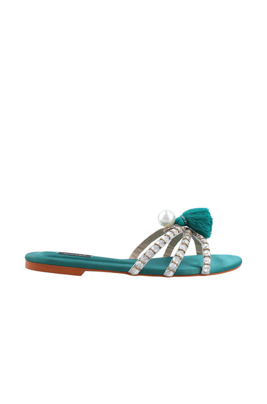 Tara Tassel - Emerald Green | Miaasa | Footwear