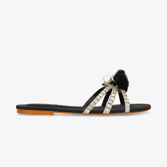 Tara Tassel - Black  | Miaasa | Footwear