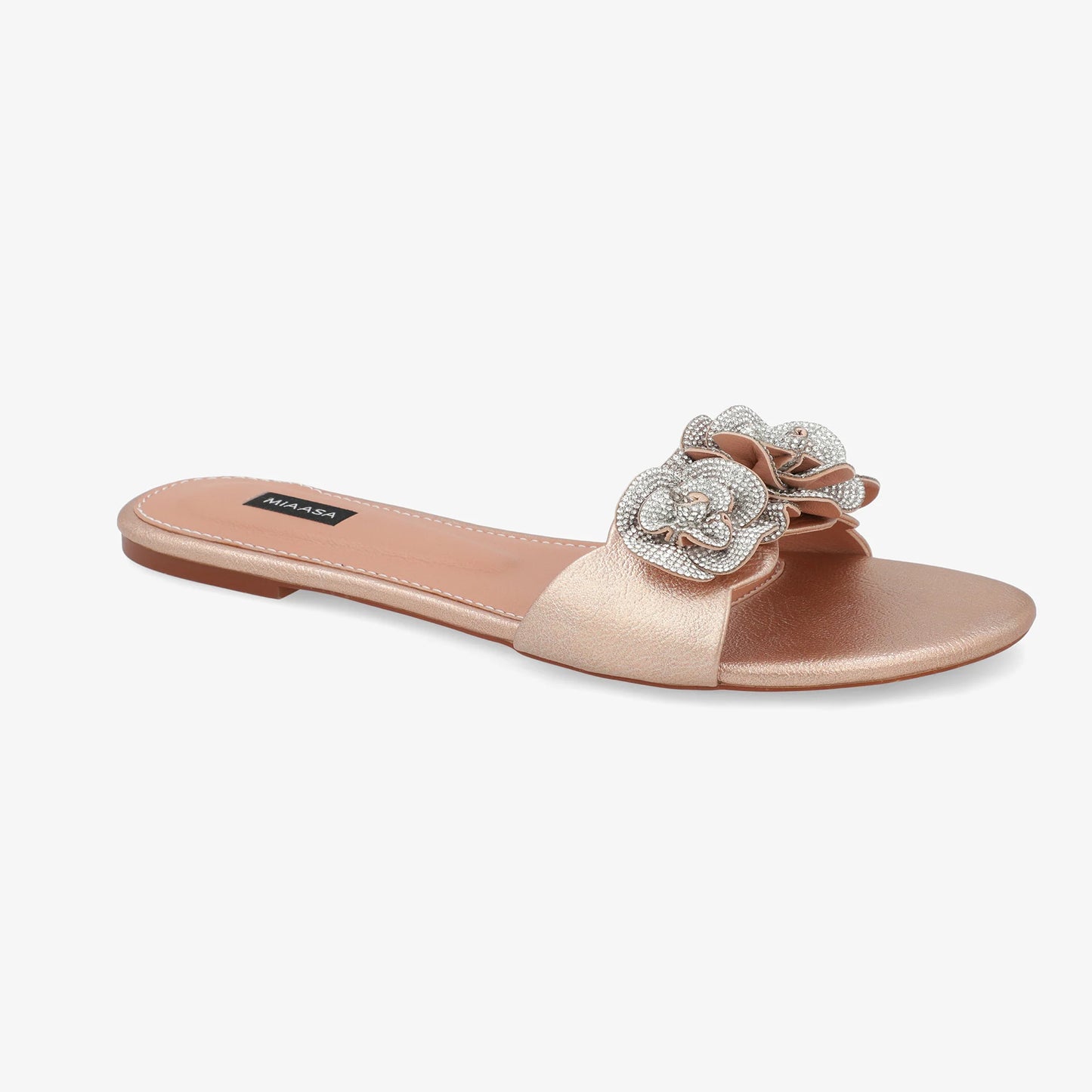 Dahlia Slide - Rose Gold  | Miaasa | Footwear