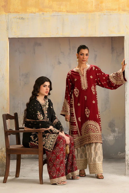 BRICK RED | E1070/104/305 | Boutique collection SS' 26 Drop 2 | Ethnc