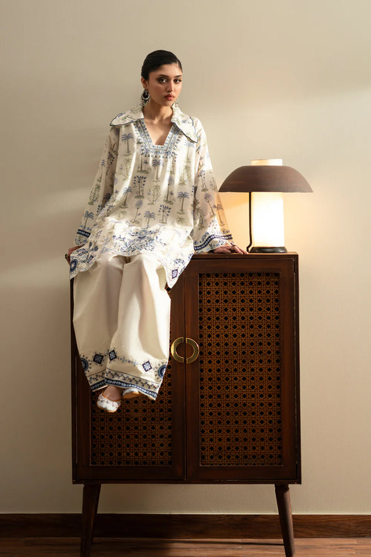 VANILLA ICE | E4268/103/005 | Rozana Collection Summer '26 - Drop 2 | Ethnc