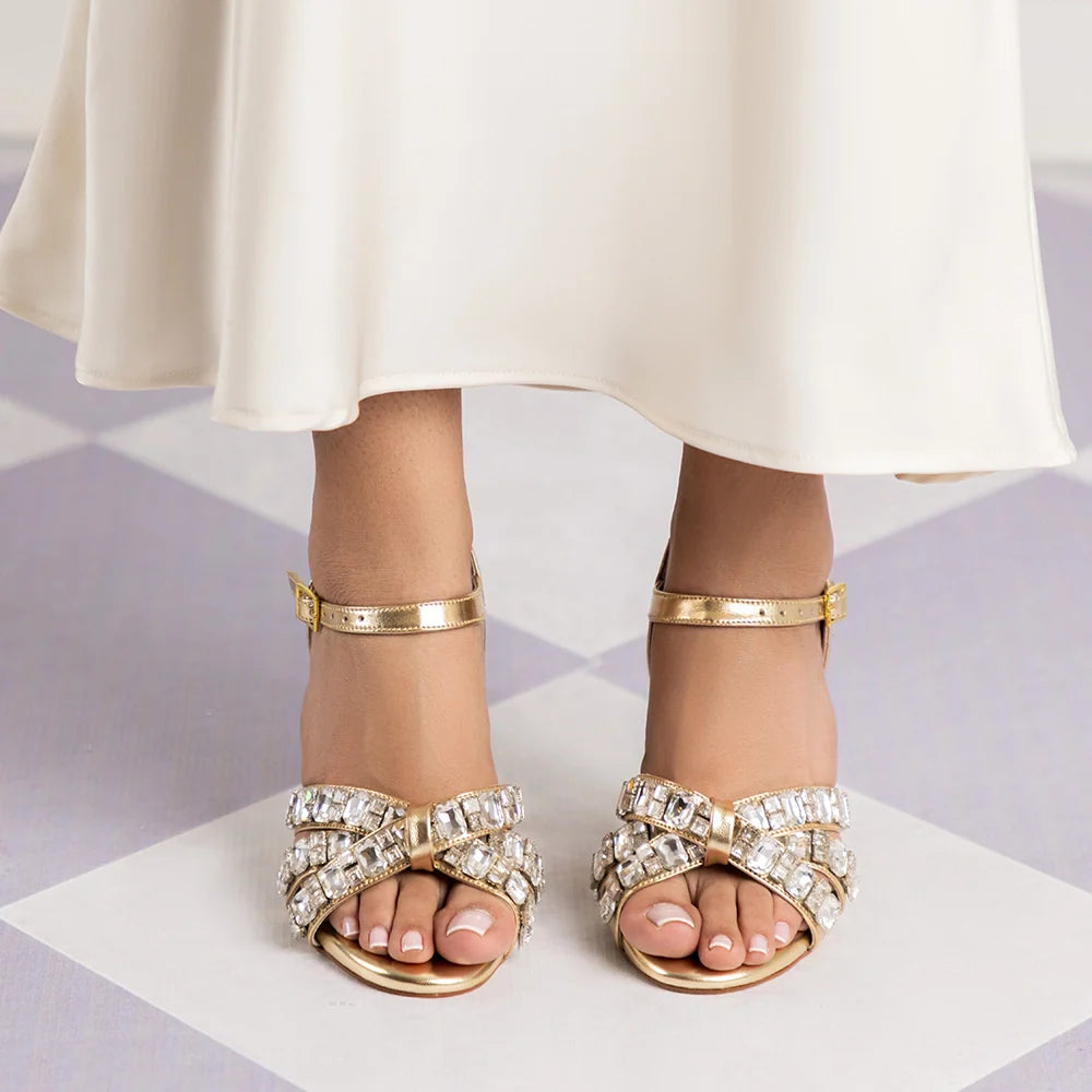 Diva - Gold Heels | L'AMOUR | FOOTWEAR