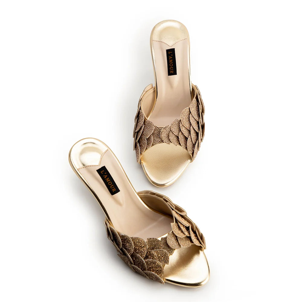 Aqua - Kitten Gold | L'AMOUR | FOOTWEAR