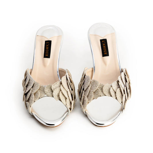 Aqua - Kitten Silver | L'AMOUR | FOOTWEAR