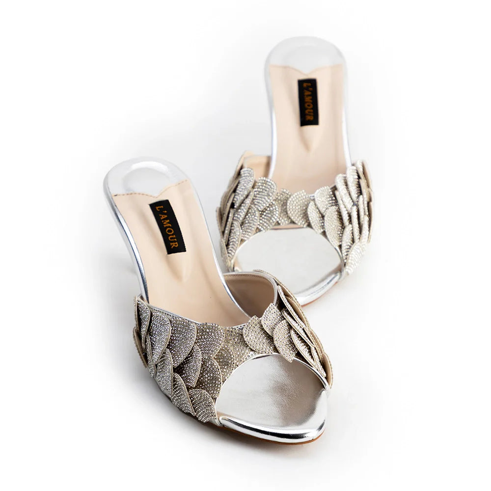 Aqua - Kitten Silver | L'AMOUR | FOOTWEAR