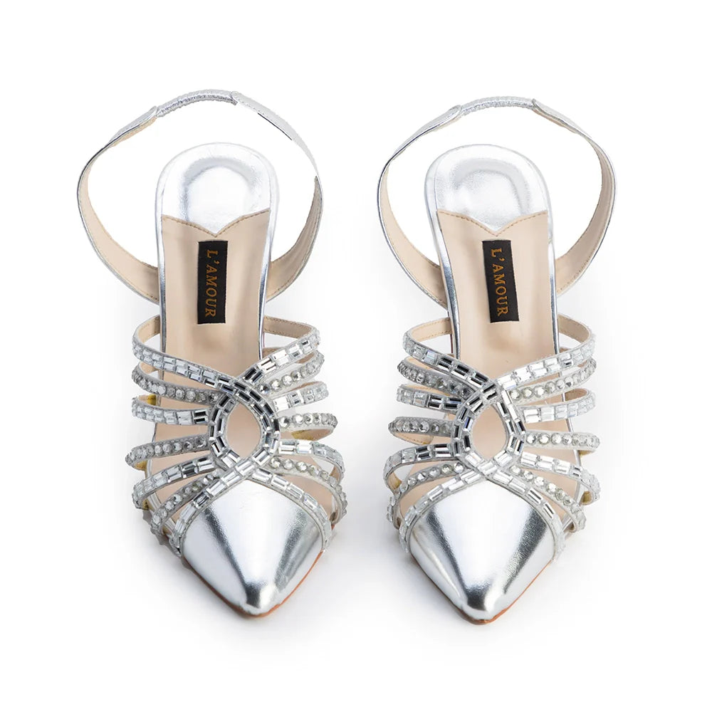 Rima - Silver Heels | L'AMOUR | FOOTWEAR