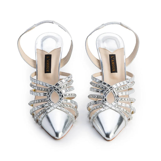 Rima - Silver Heels | L'AMOUR | FOOTWEAR