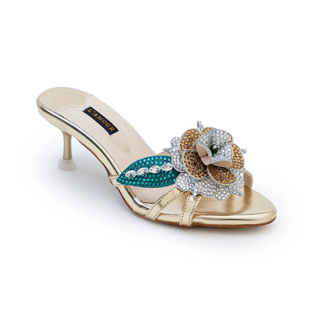 Beeba Gold Kittens | L'AMOUR | FOOTWEAR