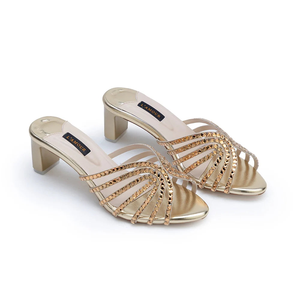 Magnafique Gold Blocks | L'AMOUR | FOOTWEAR