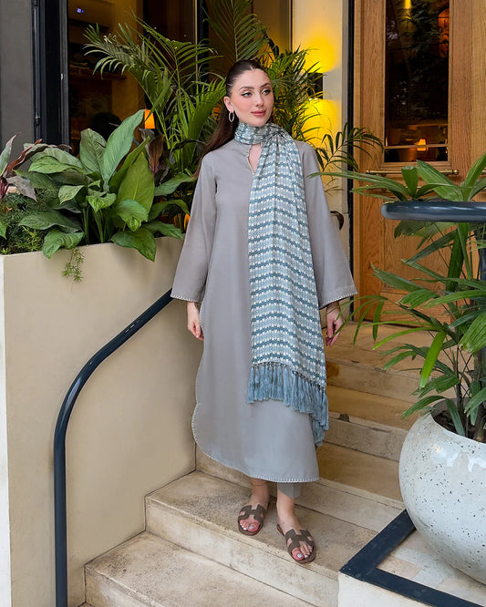 MG Embroided Scalloped Set | LIRA