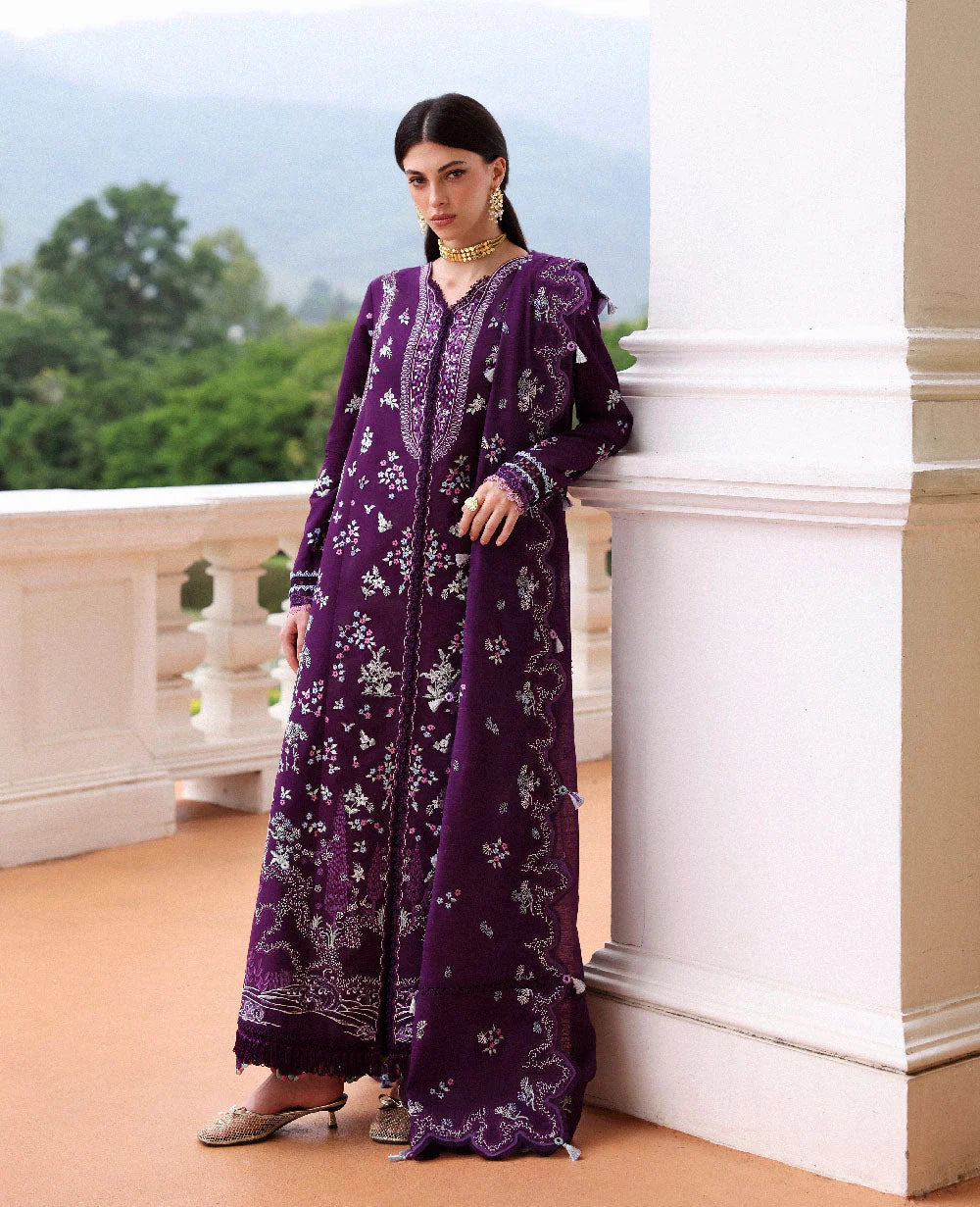 Olyra | Lilas- Summer Unstitched Lawn '26 | Republic Womenswear