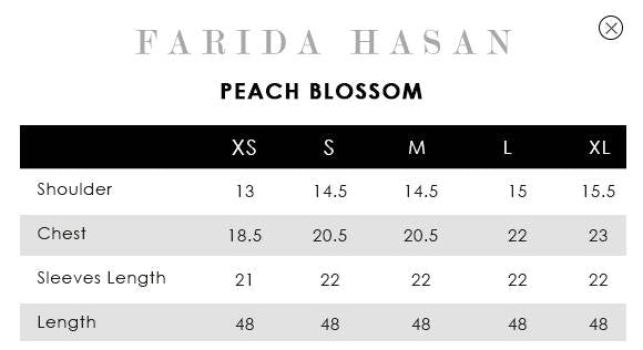 PEACH BLOSSOM IN WHITE | DHOOP | FARIDA HASAN