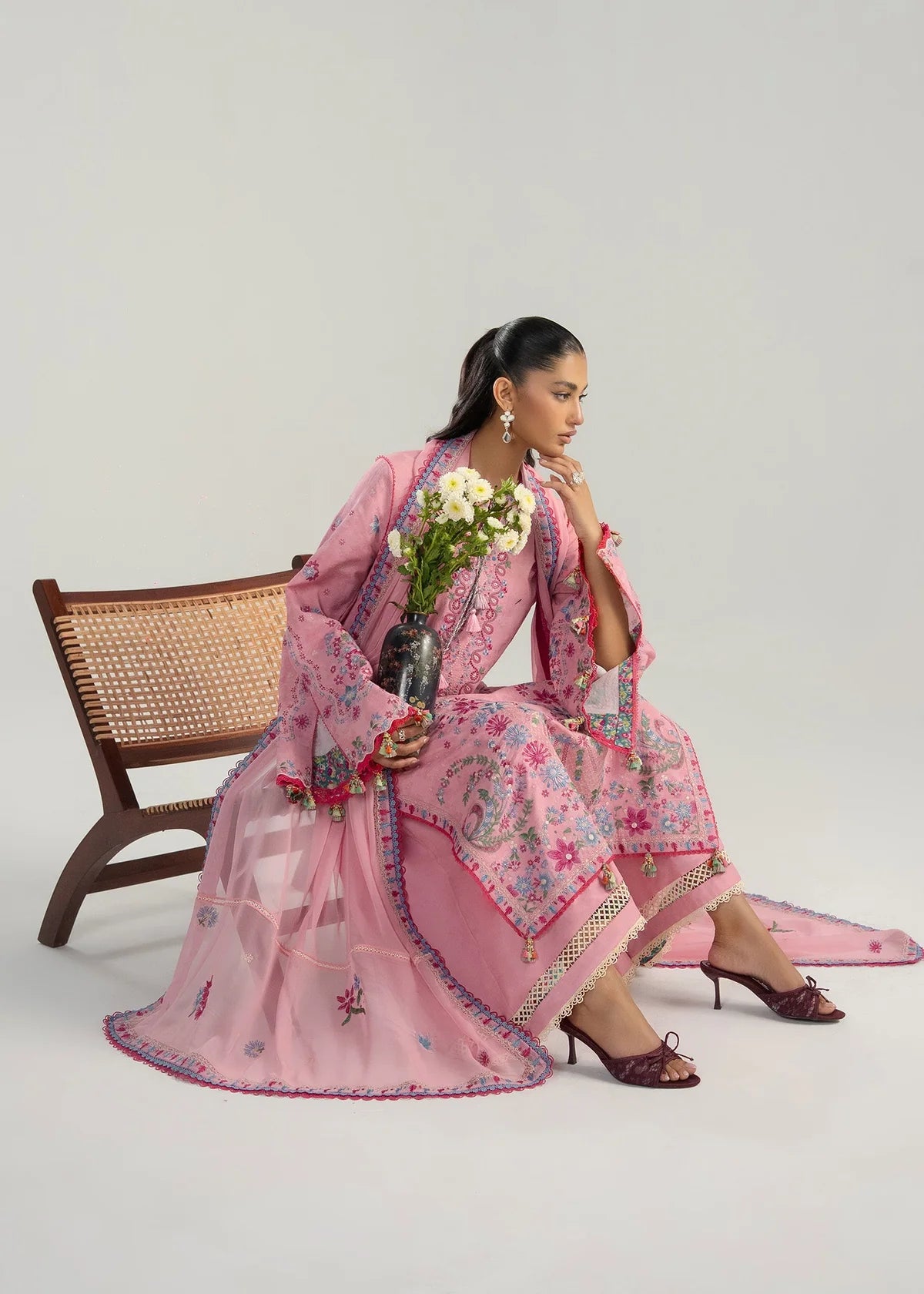 Pembe | Zan SS '26 | HUSSAIN REHAR