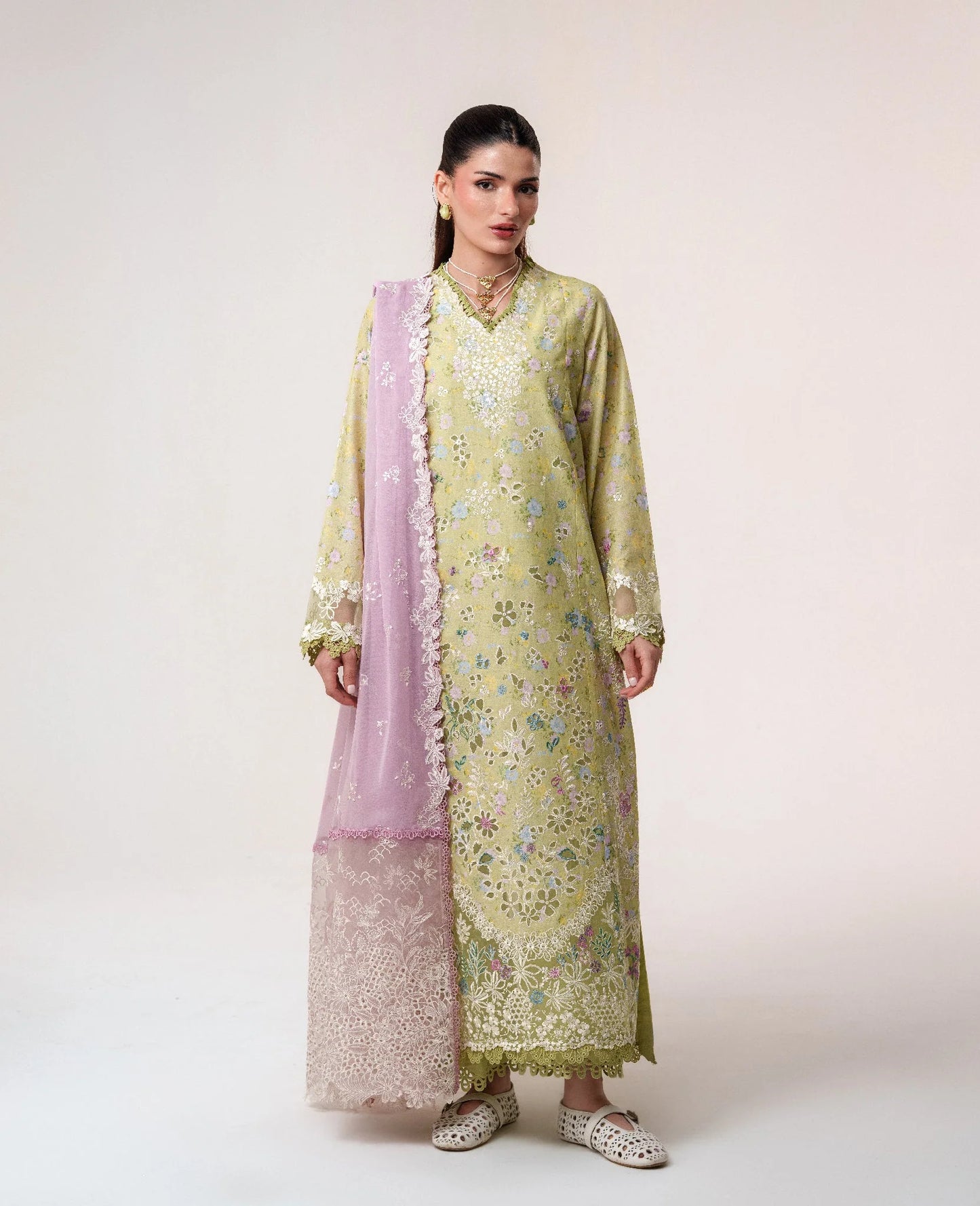 Perla | Reine Luxury Lawn Stitched '26 | Republic Womenswear
